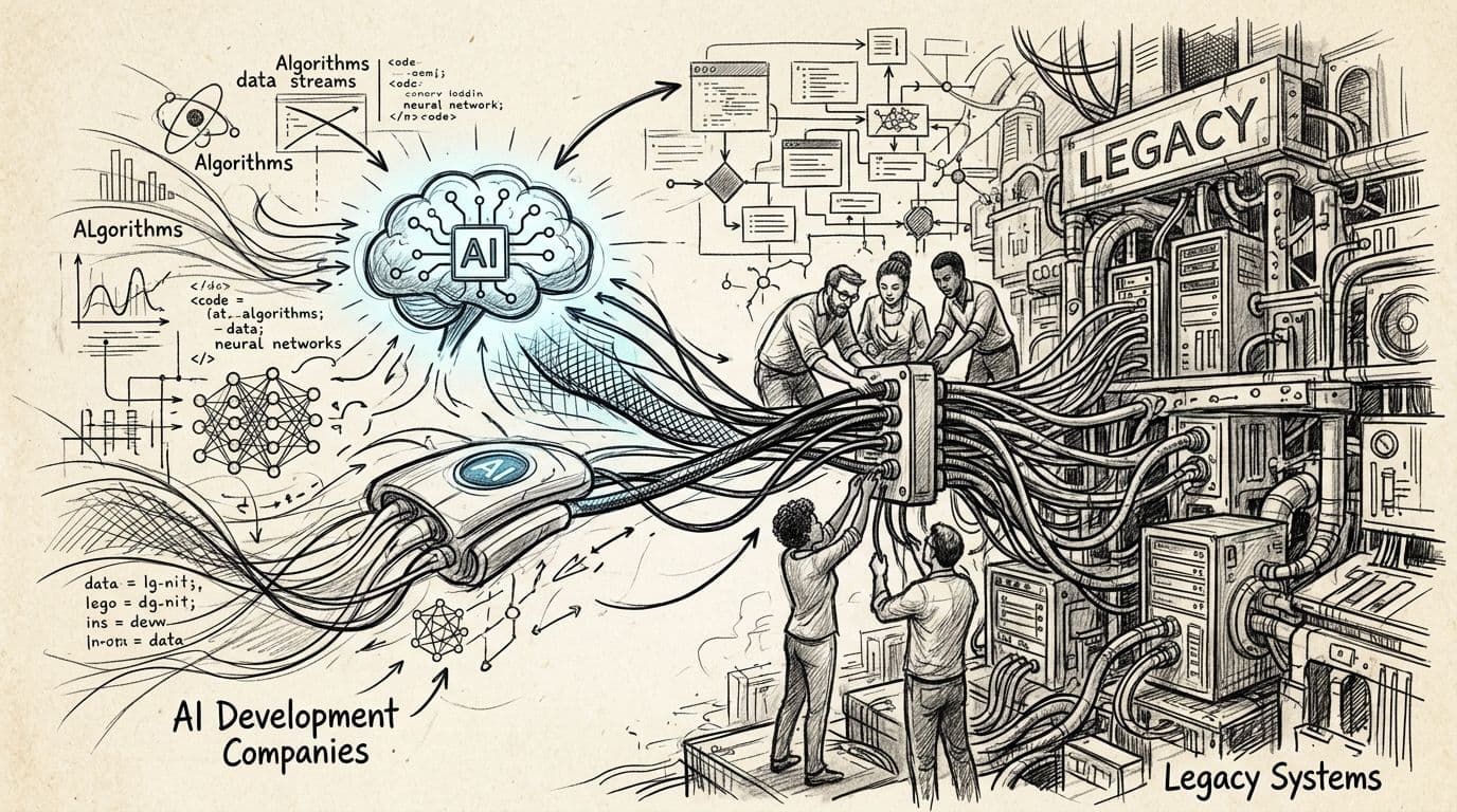 Can AI development companies integrate with legacy systems?
