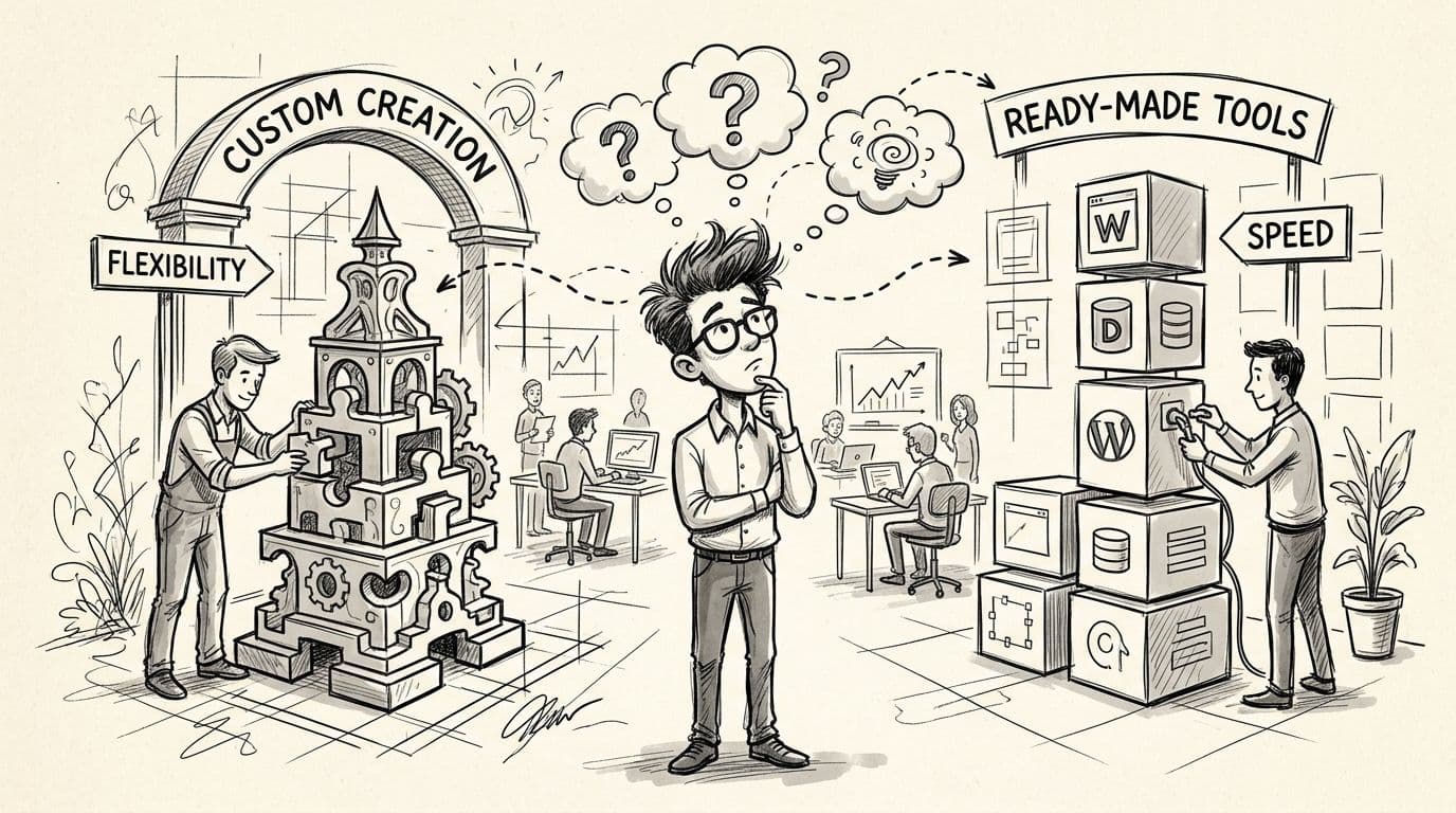 Does Your Startup Need Custom Software Instead of Off-the-Shelf Tools? (2026 Test)